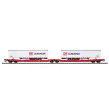 Double wagon-poche Sdggmrss 738 - Märklin 47470 - HO 1/87 - DB AG - Ep VI - 3R