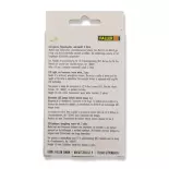 Set di 3 lanterne ad arco Faller a 1 ramo LED 272131 - N 1/160 - altezza 65 mm