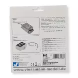 Set di 6 lampioni a frusta VIESSMANN 60906 - HO 1/87