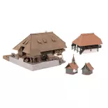 Set de bâtiments Forêt Noire "Vogtsbauernhof " Faller 130677 - HO : 1/87 - EP I