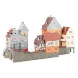 Ensemble de maisons B-924 Altstadtblock - Faller 109924 - HO 1/87 - Ep.II