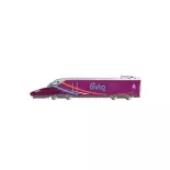Coffret de base de 5 unités du train à grande vitesse "AVLO" - Electrotren HE2031 - HO 1/87 - RENFE - EP VI - Analogique