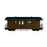 Fourgon à bagages F&C marron avec lettrage - Minitrains 5162 - HOe 1/87 - 2R