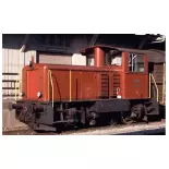 Diesel locomotive TMIV 232 Brown - AC - MABAR 81523 - SBB - HO 1/87