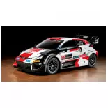 Toyota Gazoo Racing Yaris TT02 en kit + accu, chargeur, servo, télécommande - Tamiya 58716L - 1/10
