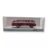 Autocar MB LO 3500 - rouge et blanc - Brekina 52434 - HO 1/87
