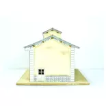 Locomotive shed PLM - Wood modelism 105003 - HO 1/87 - 260 x 100 x 115 mm