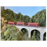Set di 3 carri tramoggia T8 REE Tads Models WB841 - HO 1/87 - SNCF - EP IV