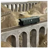 Voiture voyageurs B6 TMFP "boites à tonnerre" - Brawa 46718 - SNCF - HO 1/87 - EP III - 2R - Analogique