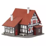 Fachwerkhaus aus Holz Faller 131374 - HO 1/87 - 121x126x95 mm