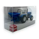 Progress ZT 303 blue tractor with spreader - BUSCH 42858 - HO 1/87
