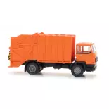 Camión de basura DAF naranja - ARTITEC 487.052.13 - HO : 1/87