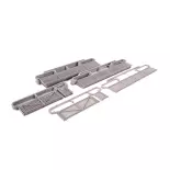 Cerca moderna gris - Wills-kits SSM316 - OO 1/76 - HO 1/87