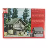 Rustic forest house BUSCH 1675 - HO 1/87 - 110x95x83mm