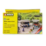 Lot de 2 stands de restauration - NOCH 14396 - HO 1/87 