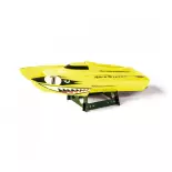 Catamaran Race Shark FD - 2.4G 100% RTR - LED - Jaune - Carson 500108029