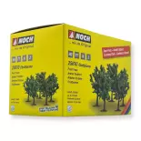 Confezione da 5 alberi da frutto Noch 25610 - HO | TT | N | Z - altezza 80 mm