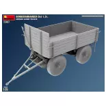 Remorque allemande Sonderanhänger Ost 1,5t  - MINIART 550035487 - 1/35