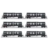 Set de wagons-citernes Zans - MARKLIN 47546 - HO 1/87 - EP VI - 3R