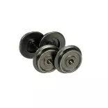 Pair of insulated wheels DC Märklin E700580 |