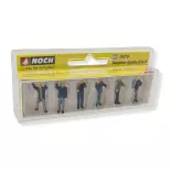 Railway personnel - 6 handlers NOCH 15279 - HO 1/87 -EP III & IV