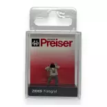 Photographe - Figurine - PREISER 28069 - Échelle HO 1/87