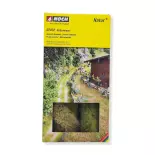 set of 2 "natural meadow" mats Natur+ NOCH 07472 - HO 1/87 - 250 x 250 mm