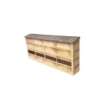 Semi-edificio industrial para fondo - Modelismo madera 206001 - N 1/160