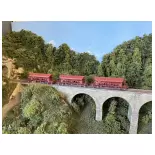 Set 3 Wagons Trémie T8 Tadkks REE Modèles WB844 - HO 1/87 - SNCF - EP IV-V