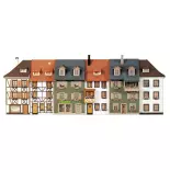 6 Maisons en relief HO 1/87