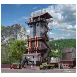 Chaux refinery with passage for VOLLMER 45725 locomotives - HO 1/87