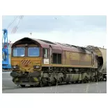 Locomotive diesel class 66 - Chrezo 66036 - 0 1/43 - Euro Cargo Rail - Analogique - EP. III - IV