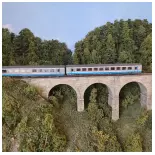 Set di 3 carrozze VTU A8/B91/B91 Interloire Origine - LS MODELS 41204 - HO - SNCF - EP V