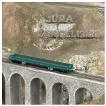 Wagon à ranchers - Rivarossi HR6552 - HO 1/87 - FS - Ep VI - 2R