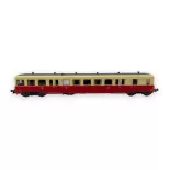 Remorque d'autorail ZR 27119 - R37 H0 41254 - HO 1/87 - SNCF - Ep III - Analogique - 2R