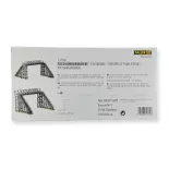 Bahnsteigbrücke Faller 131378 - HO: 1/87 - EP II - 221 x 234 x 122 mm