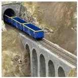Coffret de 3 Wagons Tombereaux Type Eamnos - JOUEF HJ6293 - HO 1/87 - SNCF - EP VI
