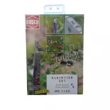 Pack de Petits Animaux - A Peindre - Busch 1153 - HO : 1/87 