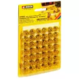 Set di 42 cespi di erbe "in fiore" 9mm - HO 1/87 - NOCH 07043