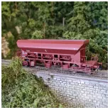 Wagon trémie F70 UAS REE Modèles WB807 - HO 1/87 - SNCF - EP V/VI