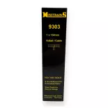Guida di alimentazione diritta per zappe - MINITRAINS 9303 - 154 mm