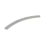 4 gebogene Schienen Radius 505 mm 45° Peco ST2031 - HO: 1/87 - Code 100