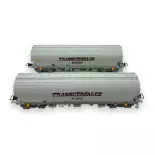 Coffret 2 wagons "Transcéréales NACCO" & "TMF"- Jouef HJ6270 - HO 1/87 - SNCF - Ep IV