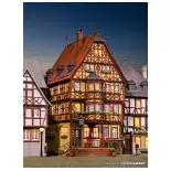 Large half-timbered house with oriel window Kibri 38902 HO 1/87