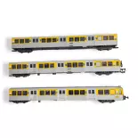 Set van 3 wagens RIO 78 - JOUEF HJ4186 - HO 1/87 - SNCF