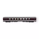 Voiture GC A2t6u Euraffaire bordeaux/béton, logo nouilles - LS Models 40117 - HO 1/87 - SNCF - Ep V - 2R