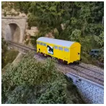 Wagon couvert à essieux Gs 2 essieux Jouef 6232 - HO 1/87 - SNCF - EP III