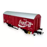 Covered wagon Coca Cola - Jouef HJ6254 - HO 1/87 - SNCF - Ep IV - 2R