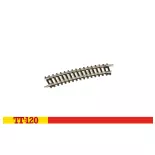 Demi-courbe - 3e rayon 15° 353 mm - Hornby TT8016 - 1/120