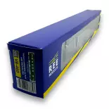 Voiture métallisée Ex-PLM REE Modèles VB460 vert 301 - HO 1/87 - SNCF - EP III.D